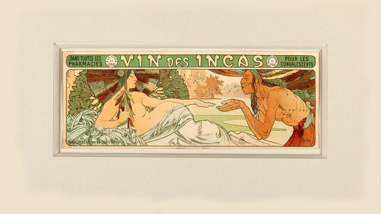 Inkojen viini, 1897. tekijältä Alfons Marie Mucha