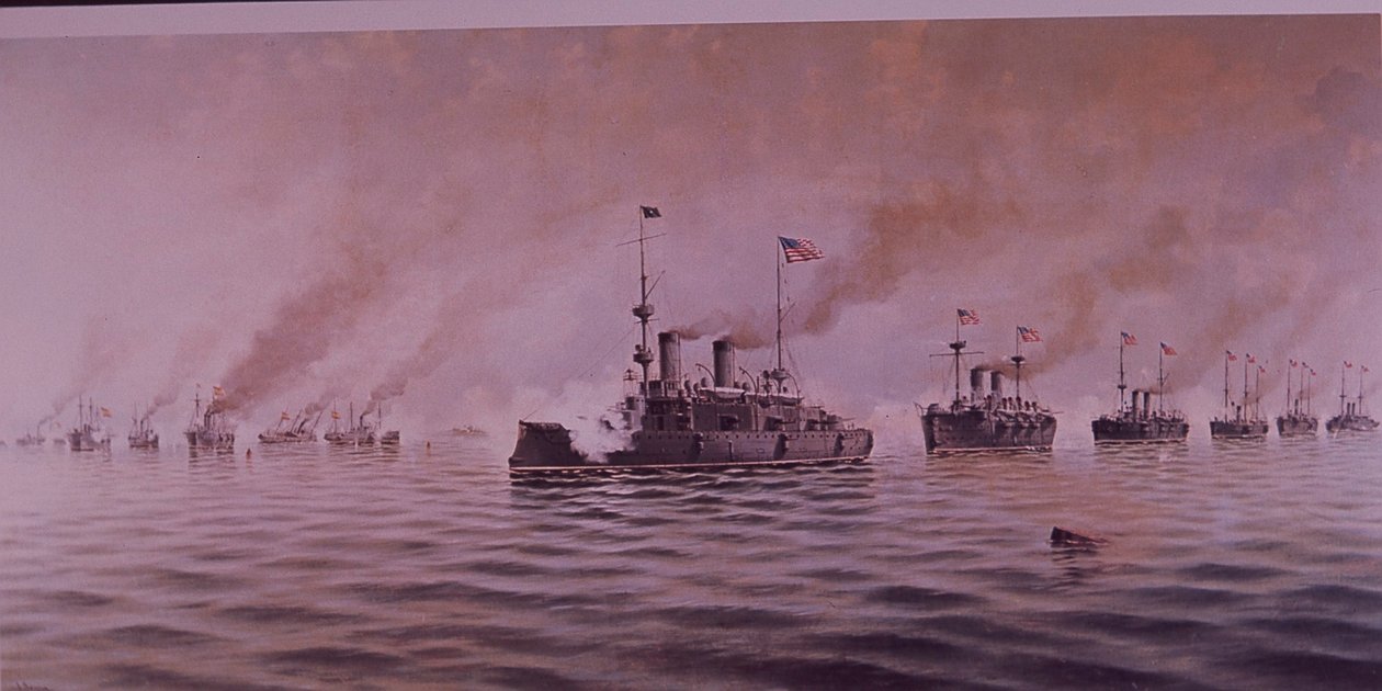 Espanjan ja Amerikan sota 1898, Manila Bayn taistelu tekijältä Alfonso Sanz