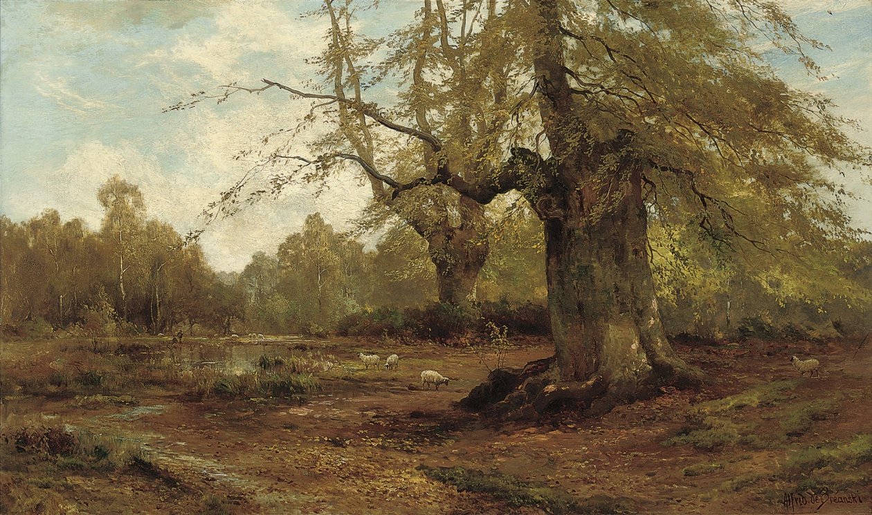 Burnham Beeches, syksy tekijältä Alfred de Breanski