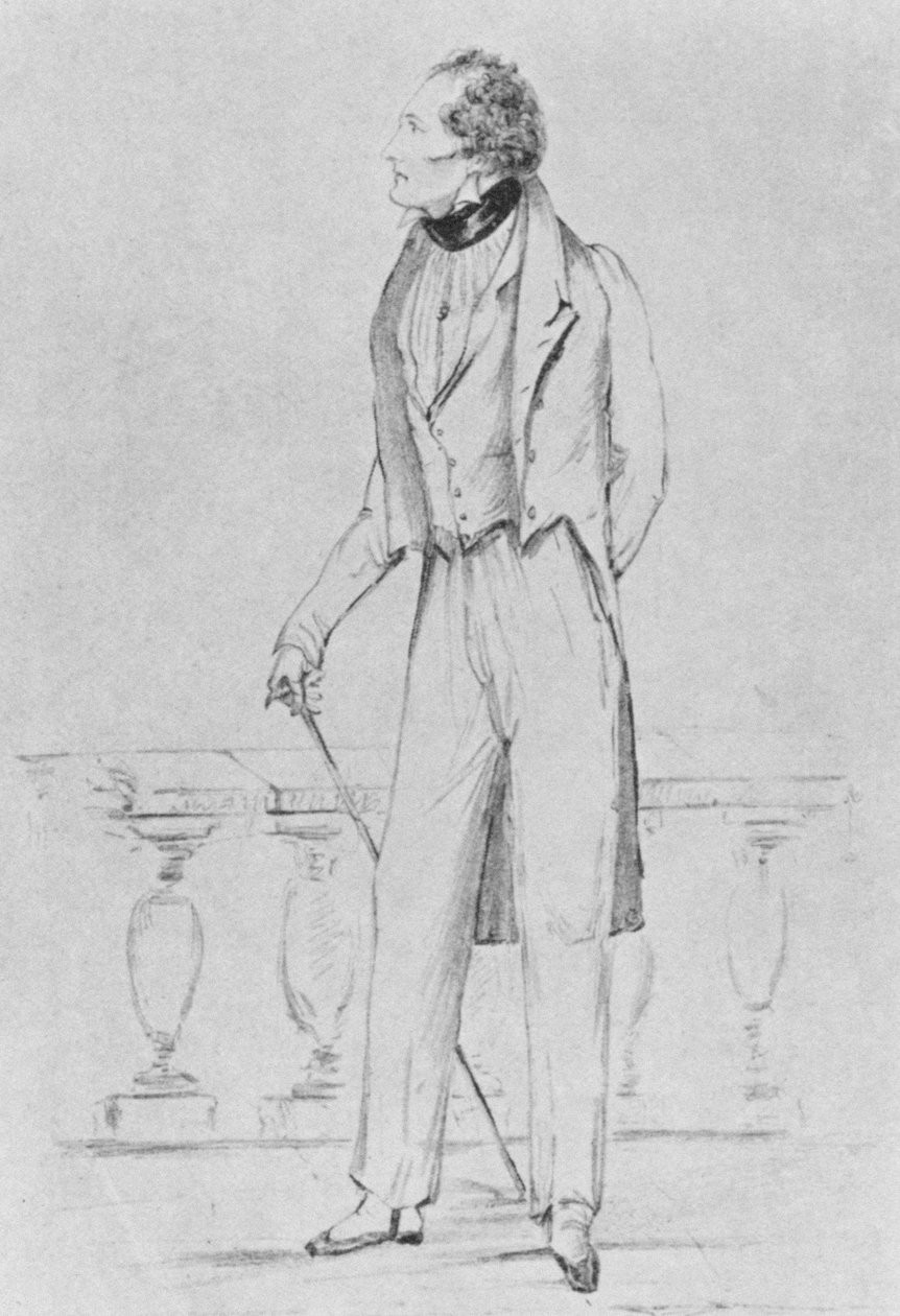 Lord Byronin muotokuva "The Last of the Dandies" tekijältä Alfred Comte d