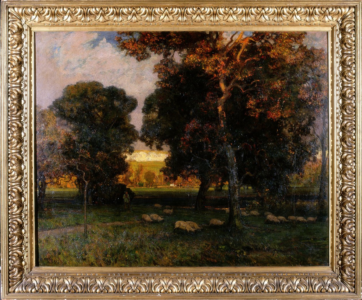 Kiilto ennen myrskyä, noin 1900 tekijältä Alfred East