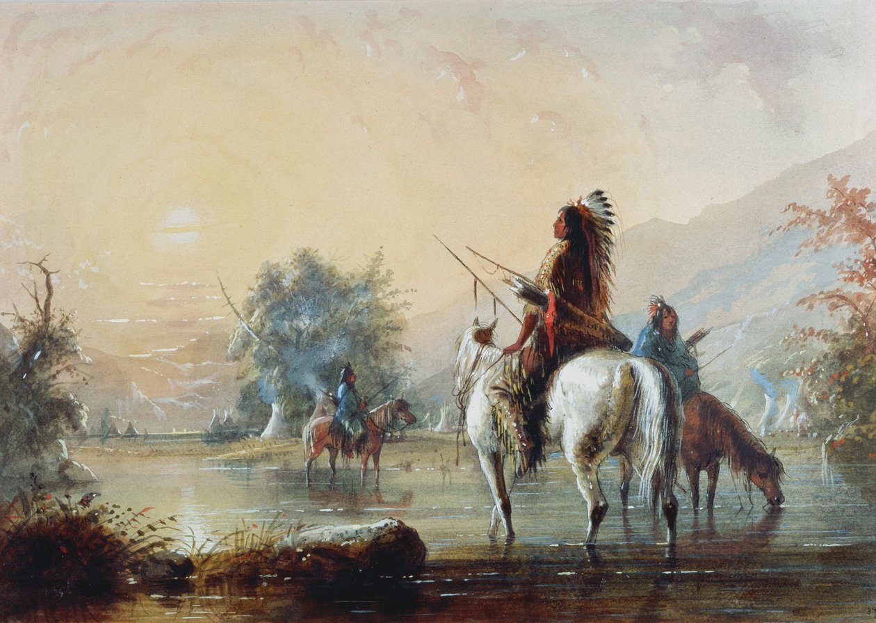 Varisleiri, 1837 tekijältä Alfred Jacob Miller