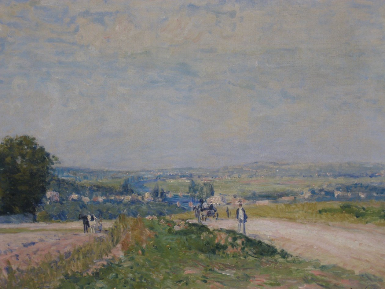 Le Chemin de Montbuisson ja Louveciennes tekijältä Alfred Sisley