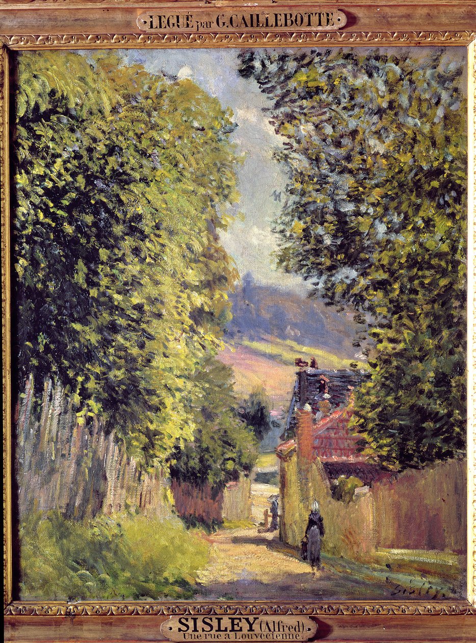 Tie Louveciennesissä, 1883 tekijältä Alfred Sisley