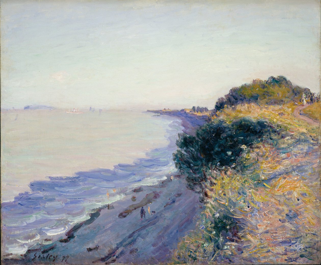 Bristolin kanaali, ilta, 1897 tekijältä Alfred Sisley