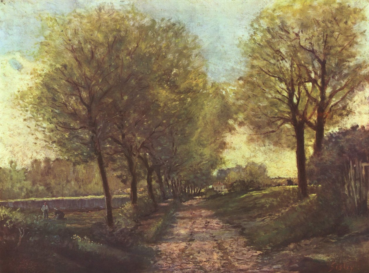 Landschaftsmalerei tekijältä Alfred Sisley