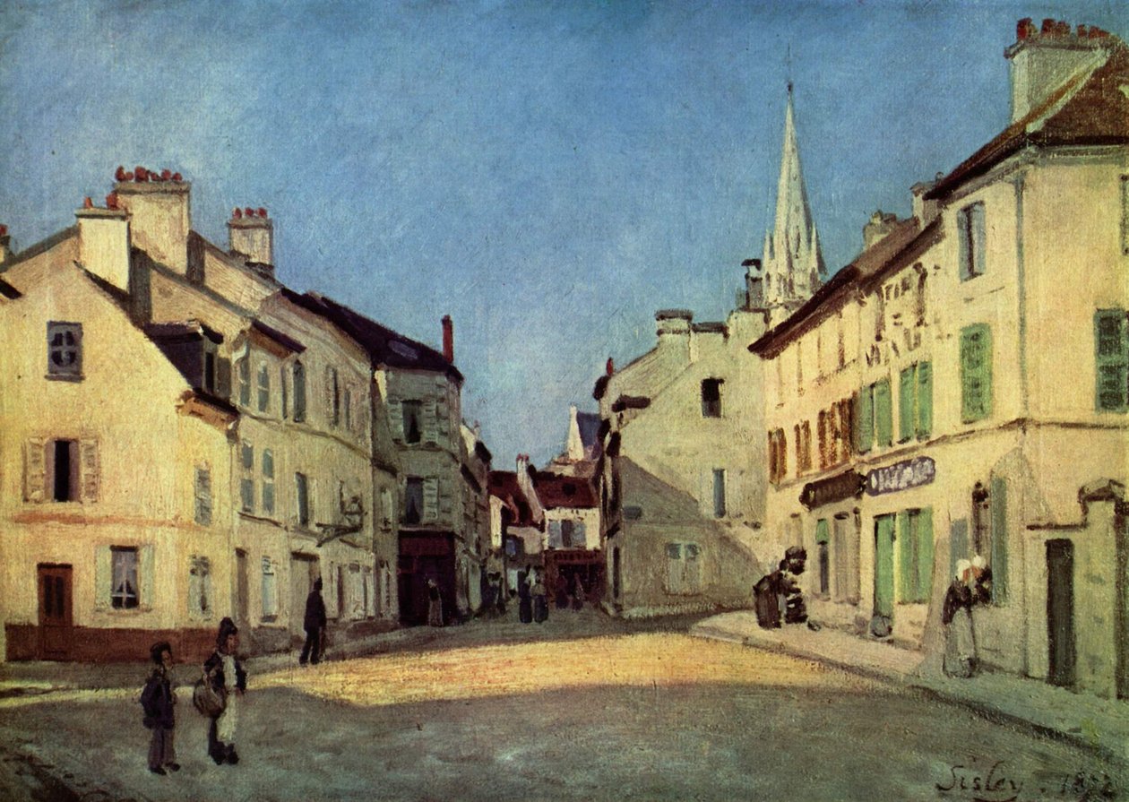 Platz Argenteuilissa tekijältä Alfred Sisley