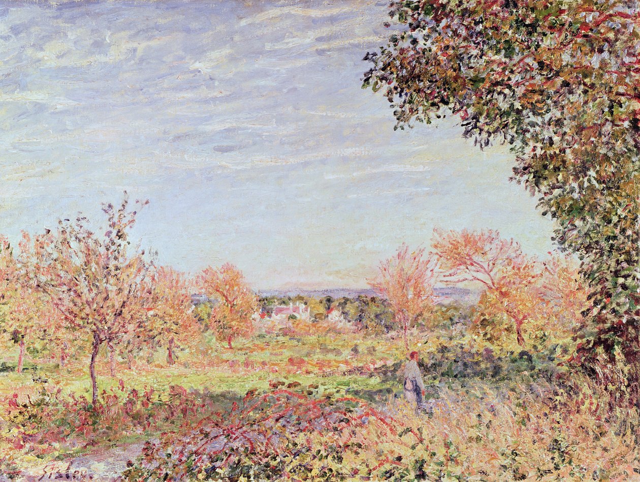 Syyskuun aamu, noin 1887 tekijältä Alfred Sisley