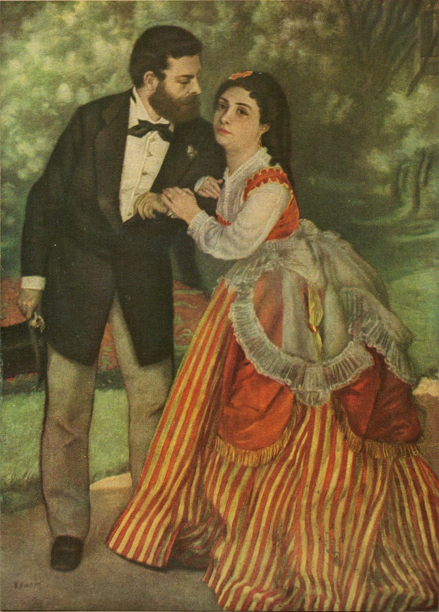 Renoirin Sisley ja Madame tekijältä Alfred Sisley