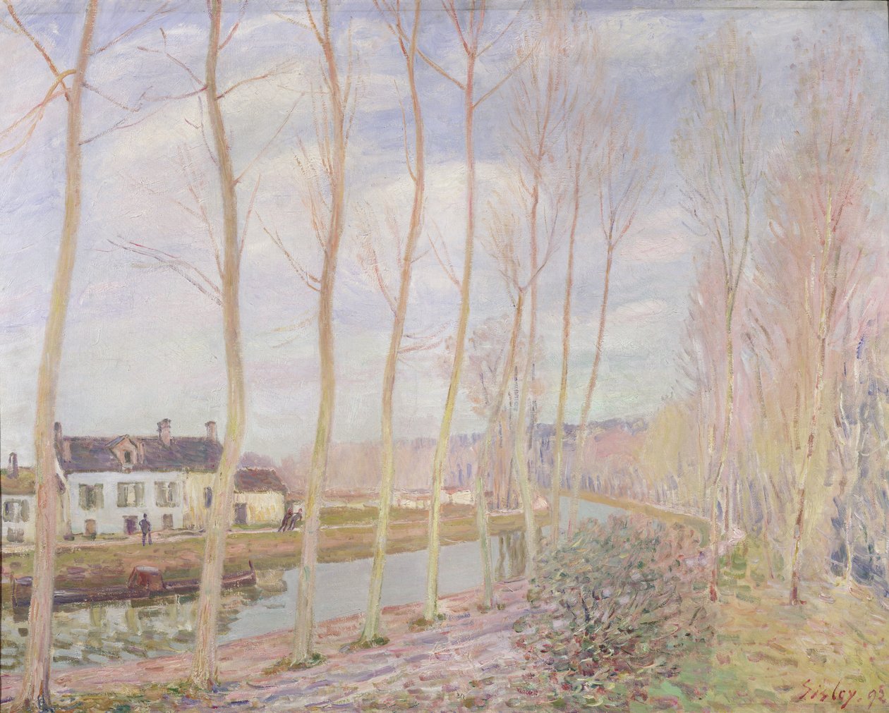 Loingin kanava, 1892 tekijältä Alfred Sisley