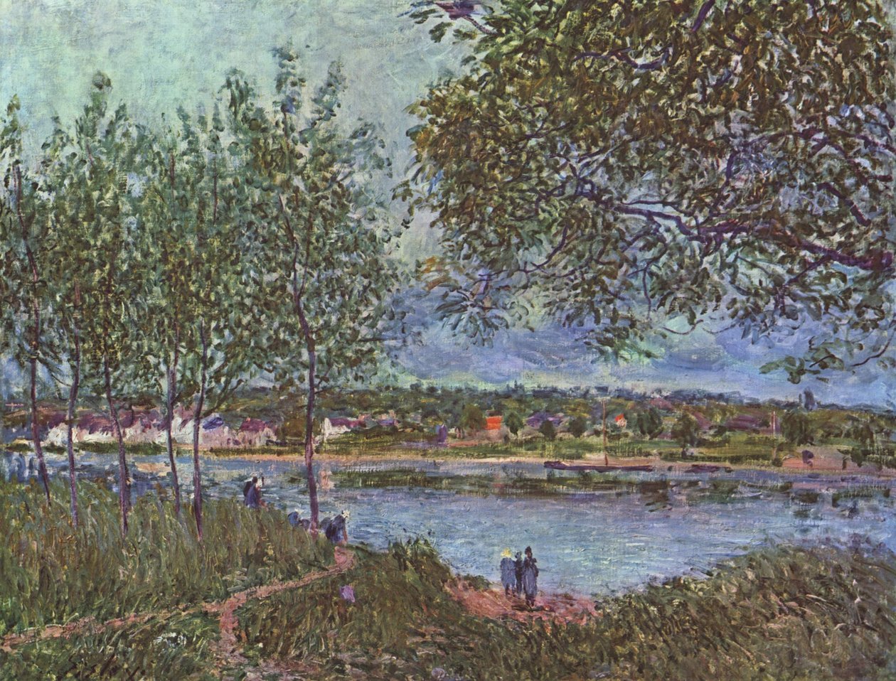 Weg der alten Fähre tekijältä Alfred Sisley