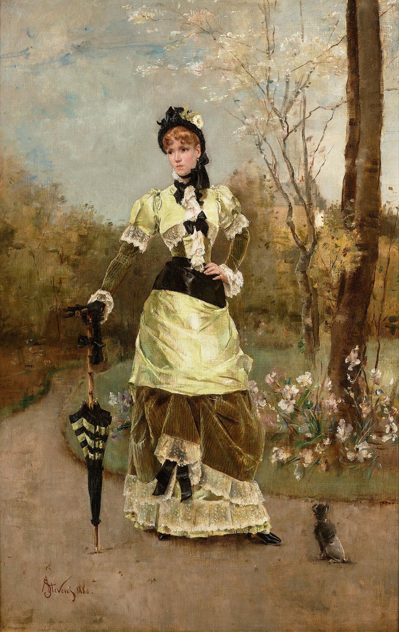 La Parisienne tekijältä Alfred Emile Stevens