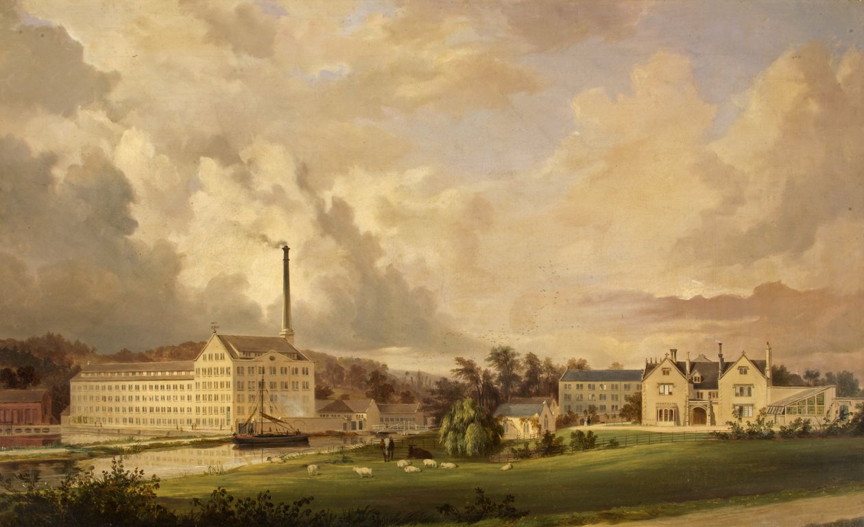 Ebley Cloth Mills, Stroud, Gloucestershire tekijältä Alfred Newland Smith