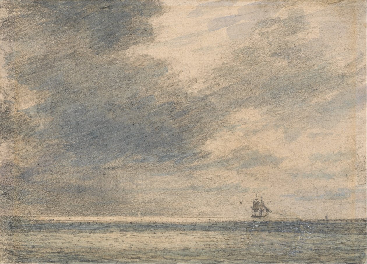 Ilta merellä tekijältä Alfred Abram Constable