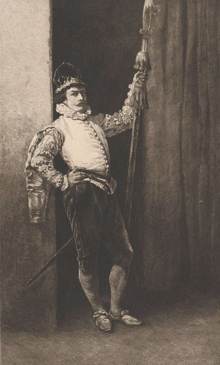Halbardier, 1895. tekijältä Alfred Boilot
