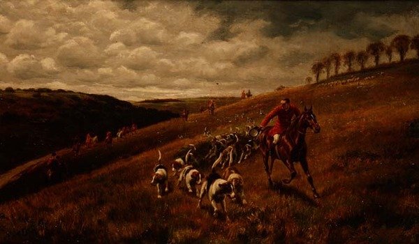 Niiden päällystäminen (öljy kankaalle) tekijältä Alfred Charles Havell