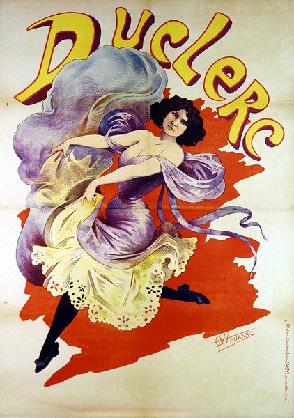 Duclerc-juliste (väri litho) tekijältä Alfred Choubrac