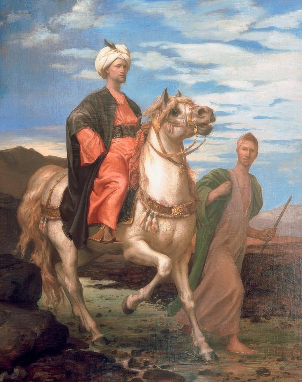 Ratsastus itämainen prinssi tekijältä Alfred Dedreux