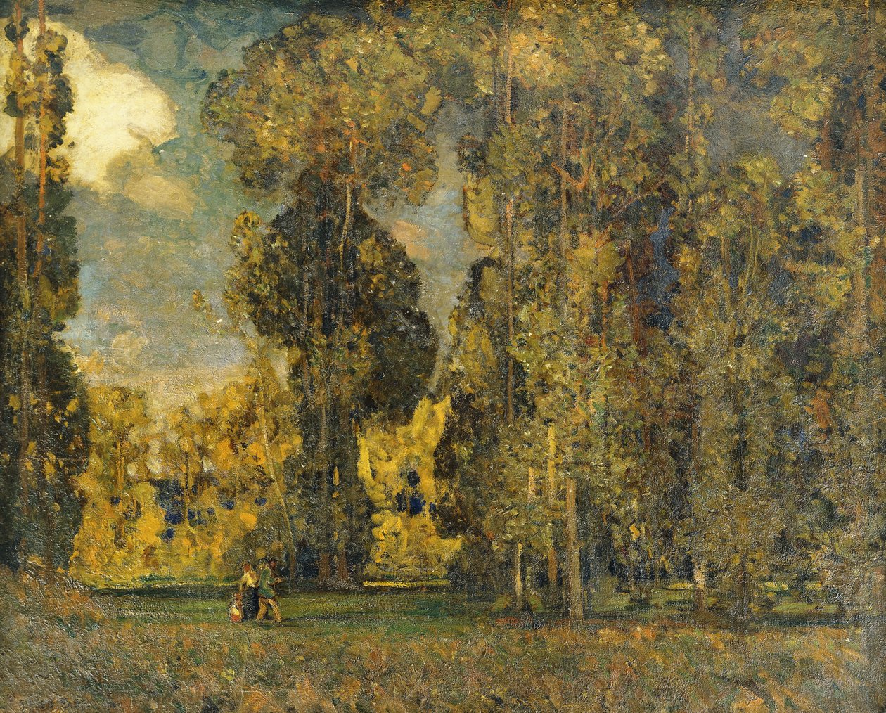 Syyskuun maisema, tekijältä Alfred East