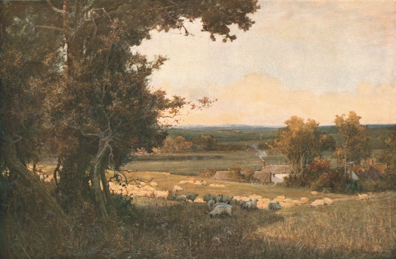 Kultainen laakso, 1893, 1930. tekijältä Alfred East