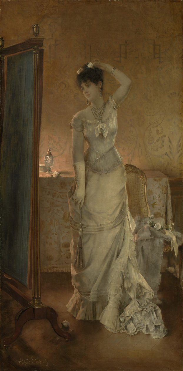 Talvi, 1877 tekijältä Alfred Emile Stevens