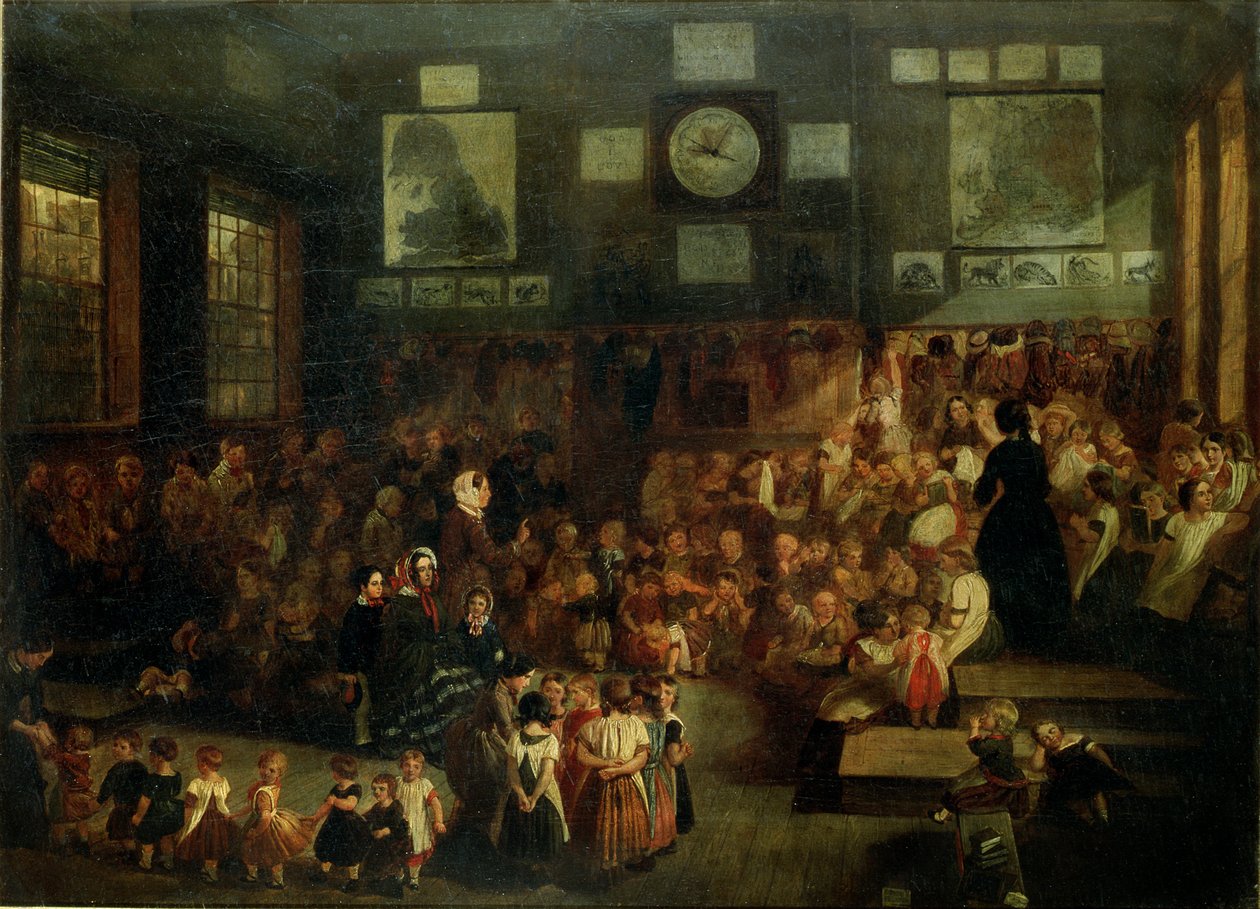 Ann Street School, Birmingham, 1855 tekijältä Alfred H. Green