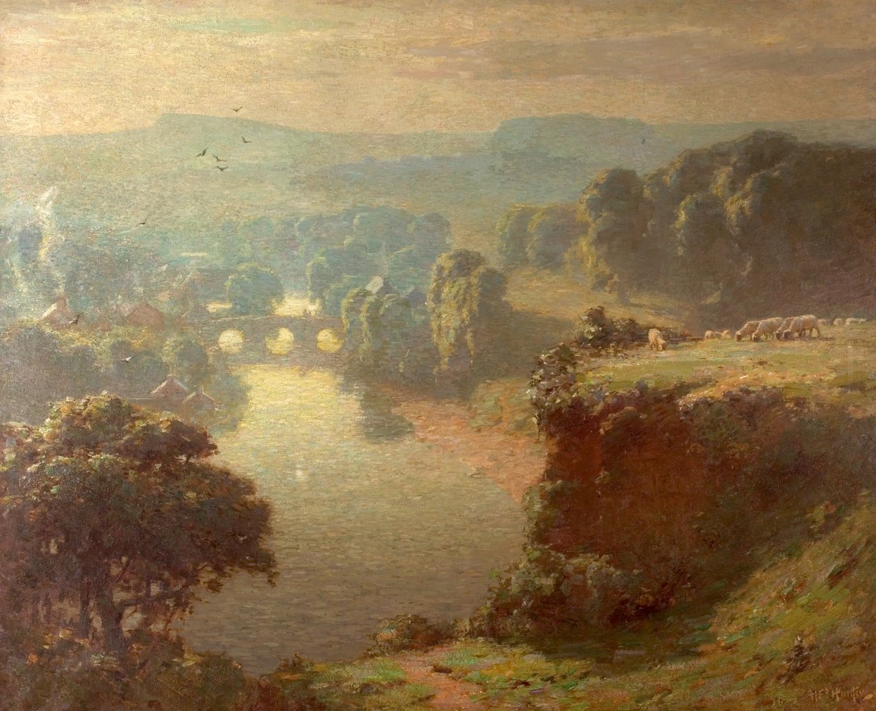 Morning, Teme Dale, 1908 tekijältä Alfred Hartley