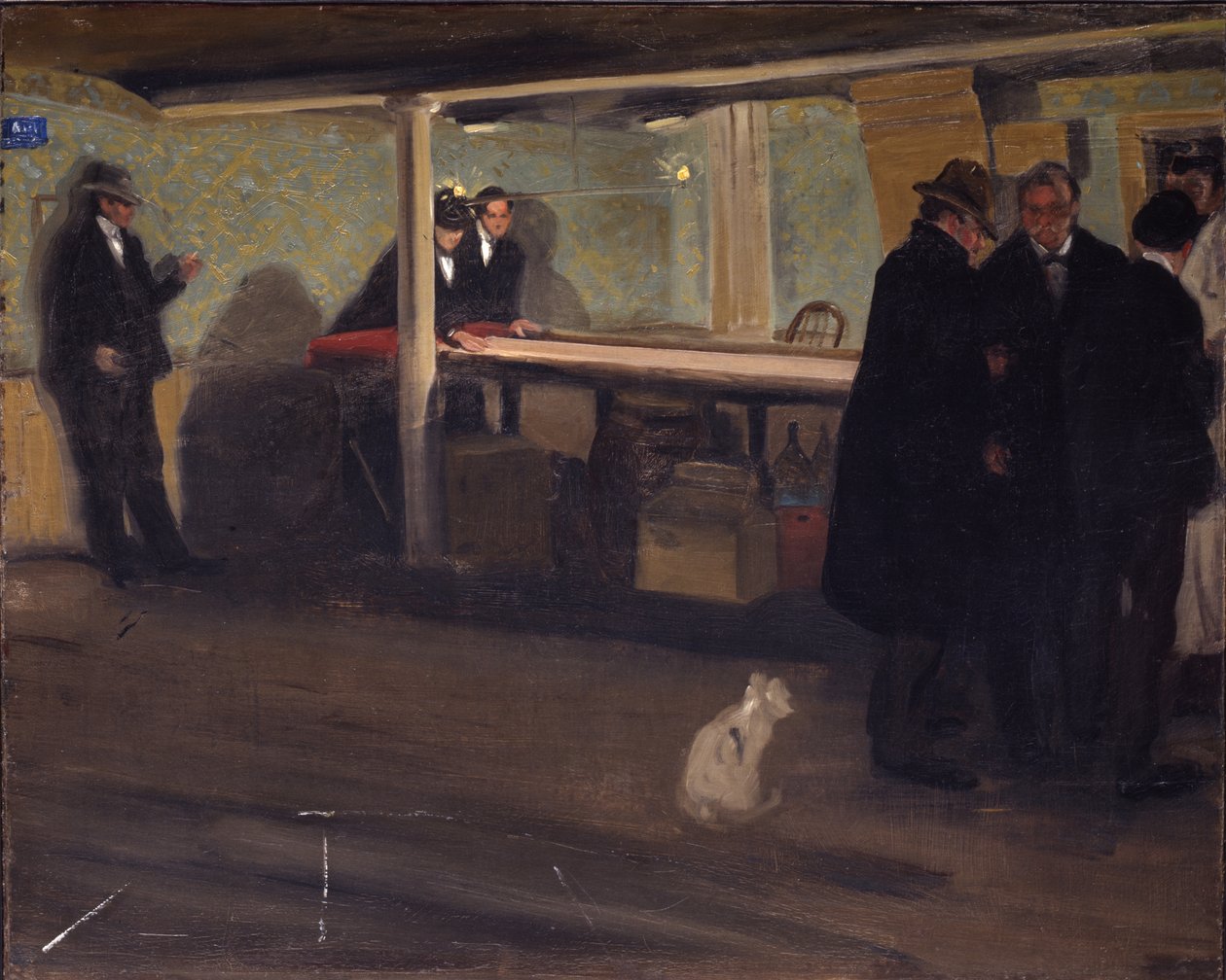 Ilta klubilla, n.1902 tekijältä Alfred Henry Maurer