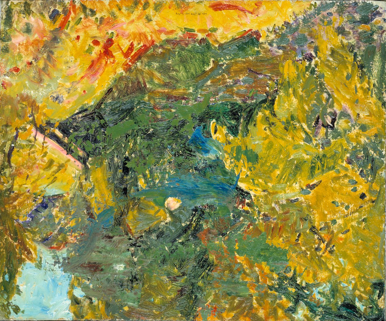 Maisema, n. 1925. tekijältä Alfred Henry Maurer