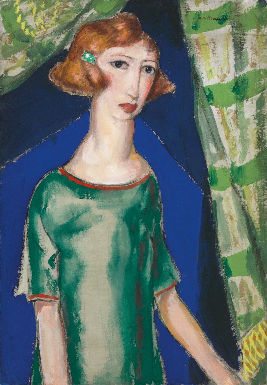 Nuori nainen, n. 1920-25 tekijältä Alfred Henry Maurer