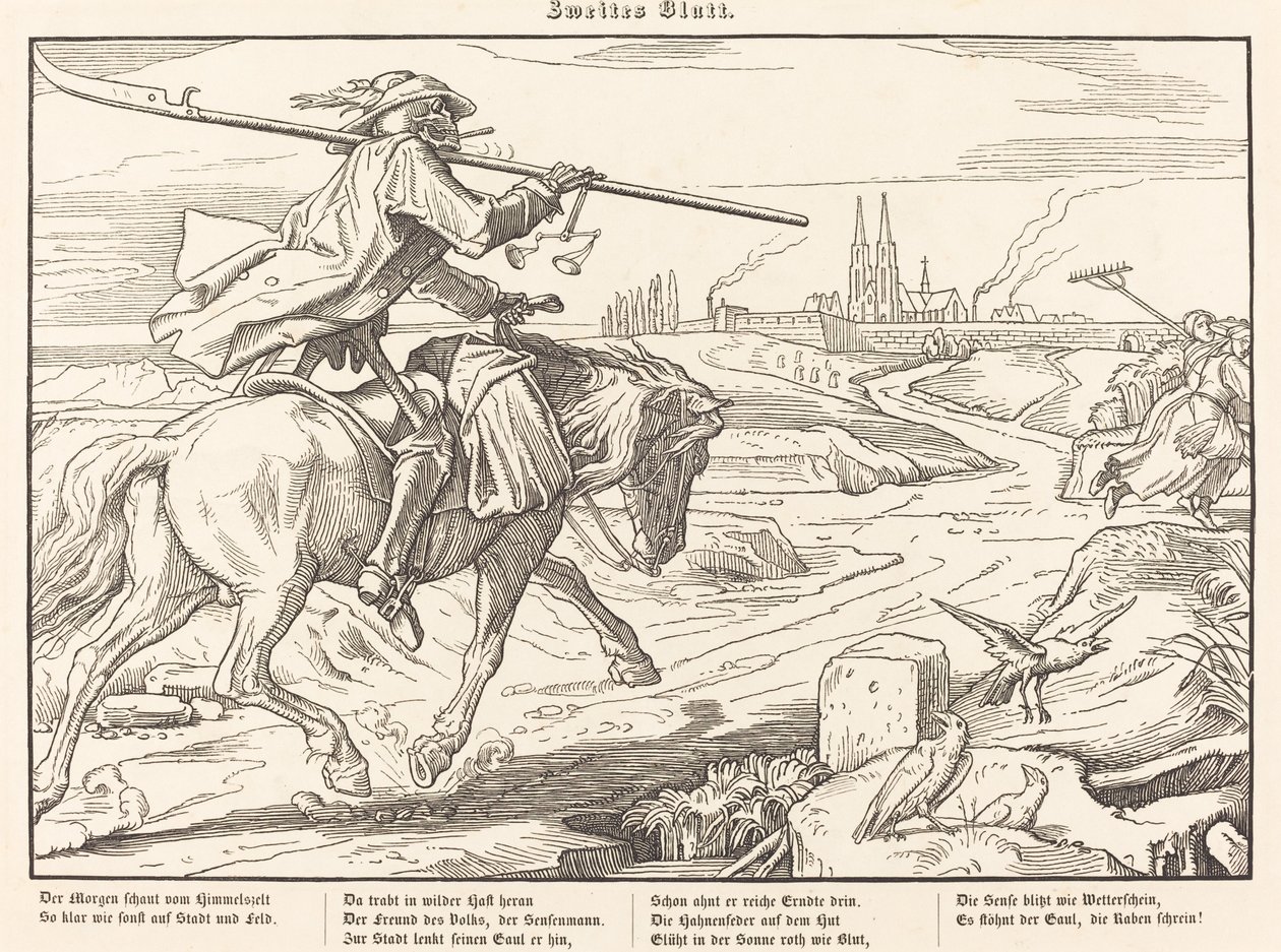 Myös Dance of Death II tekijältä Alfred Rethel