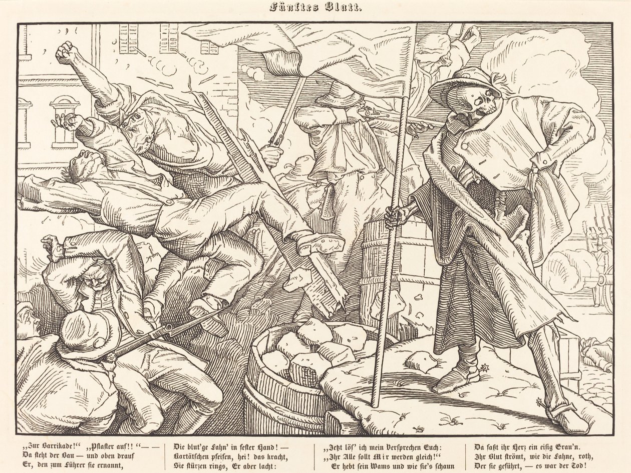Myös Dance of Death V tekijältä Alfred Rethel