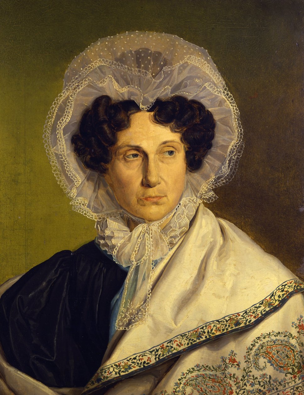 Taiteilijan äidin muotokuva, n. 1833 tekijältä Alfred Rethel