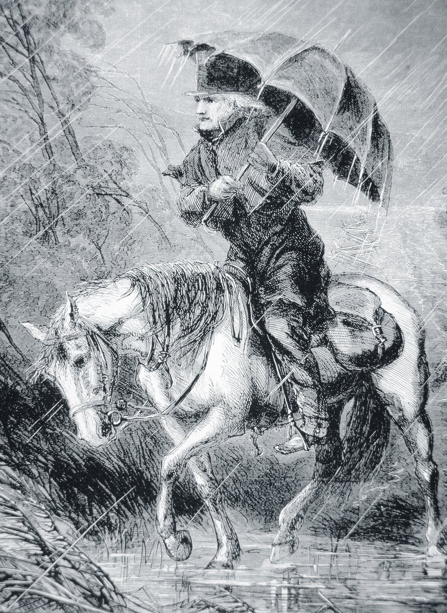 "The Circuit Rider" tekijältä Alfred Rudolph (after) Waud