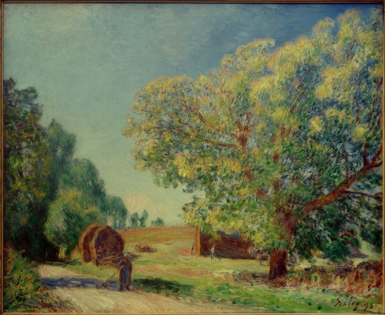 Metsän ympärillä tekijältä Alfred Sisley
