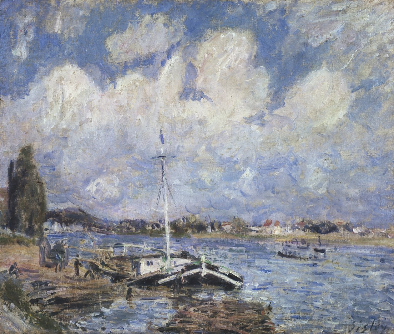 Huonekalut ja erilaiset esineet 1100- ja 1300-luvuilta tekijältä Alfred Sisley