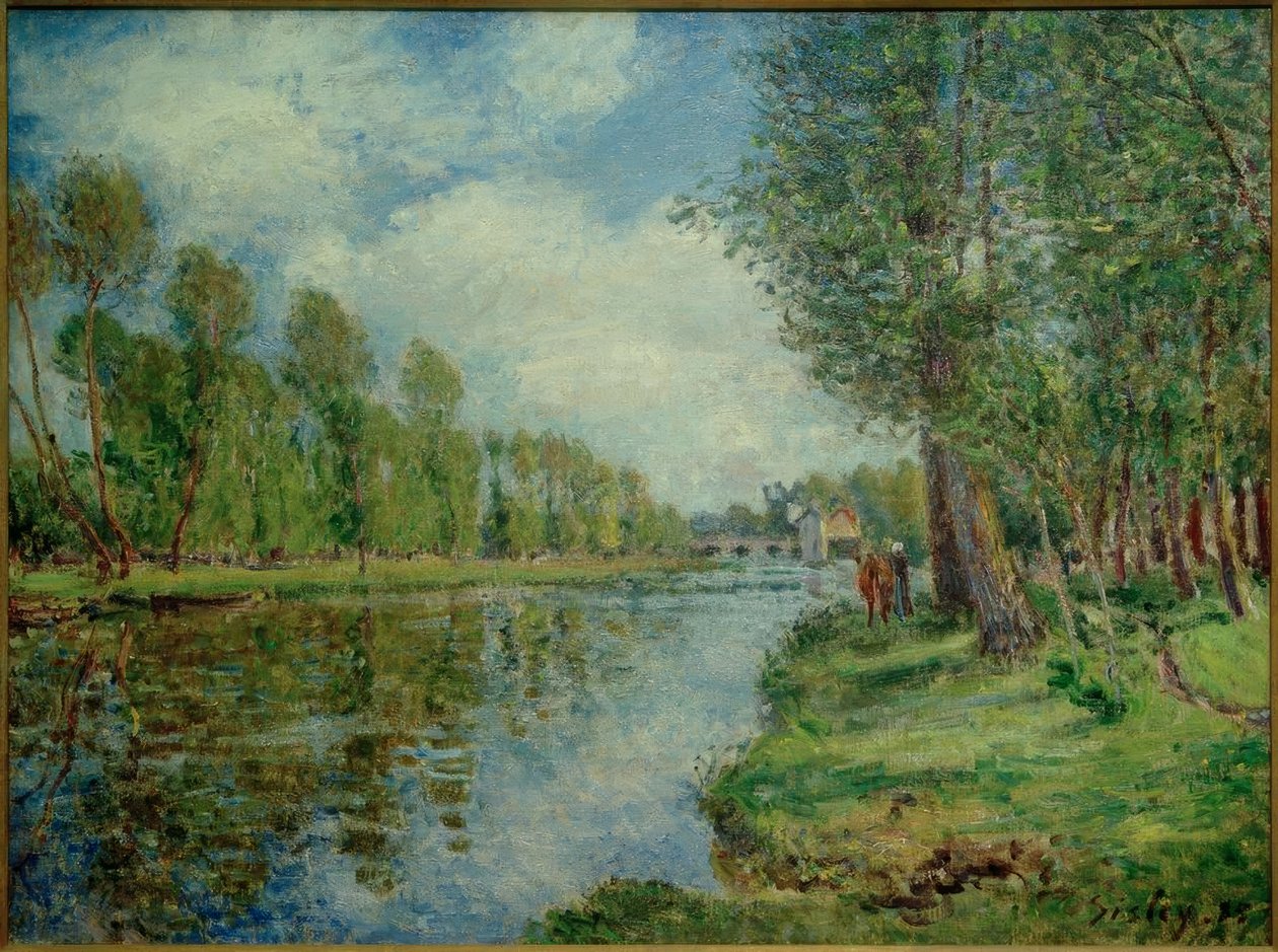 Banks of the Loing tekijältä Alfred Sisley