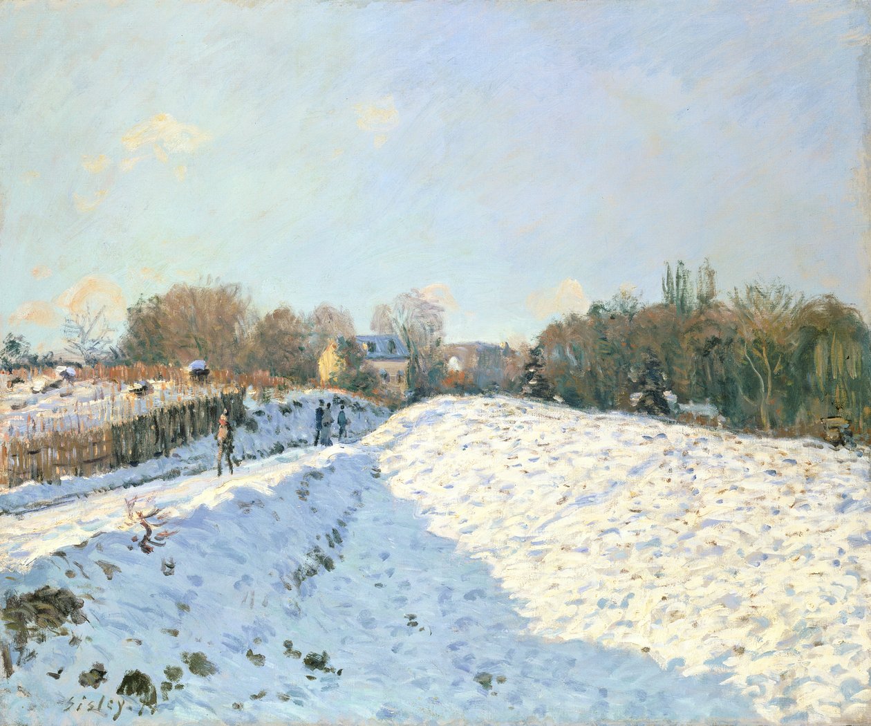 Lumen vaikutus Argenteuilissa, 1874 tekijältä Alfred Sisley