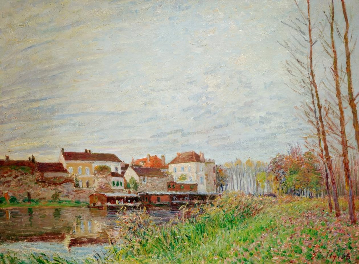 Ein Abend Moretissa, Ende lokakuussa tekijältä Alfred Sisley