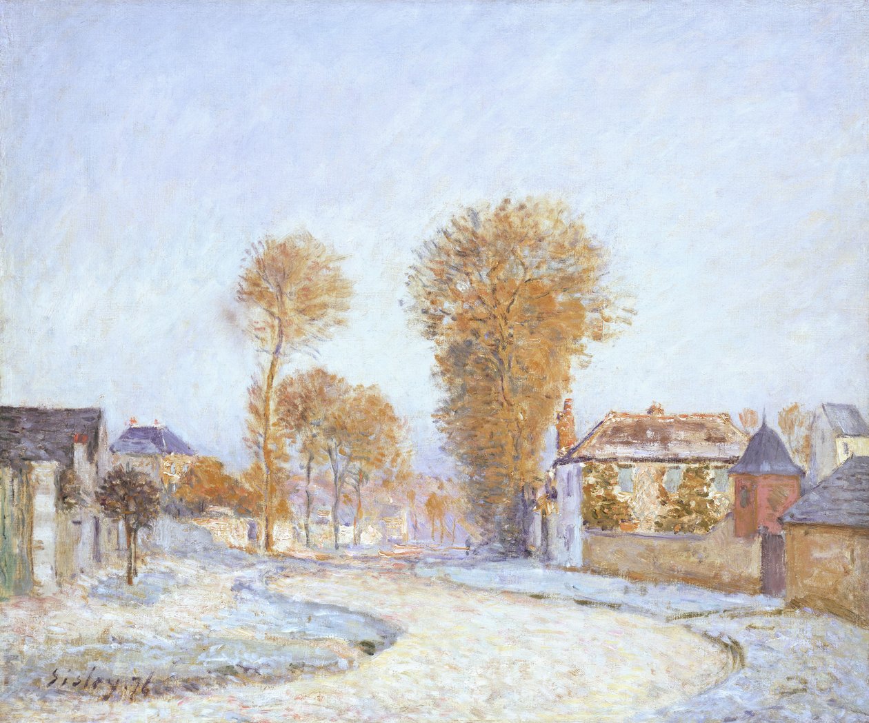 Ensimmäinen pakkanen tekijältä Alfred Sisley