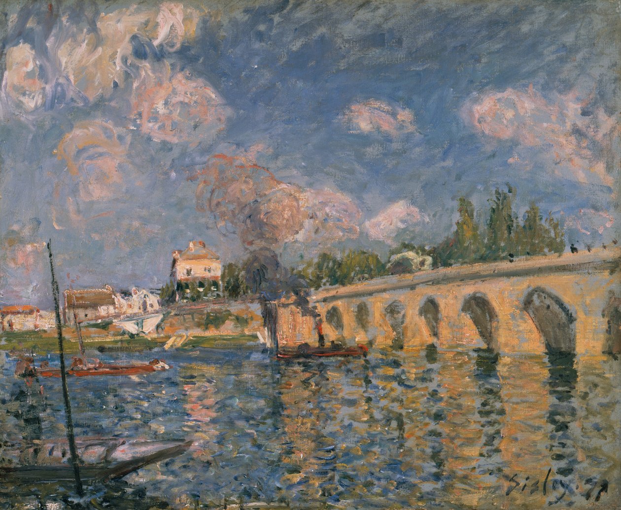 Sevresin silta tekijältä Alfred Sisley