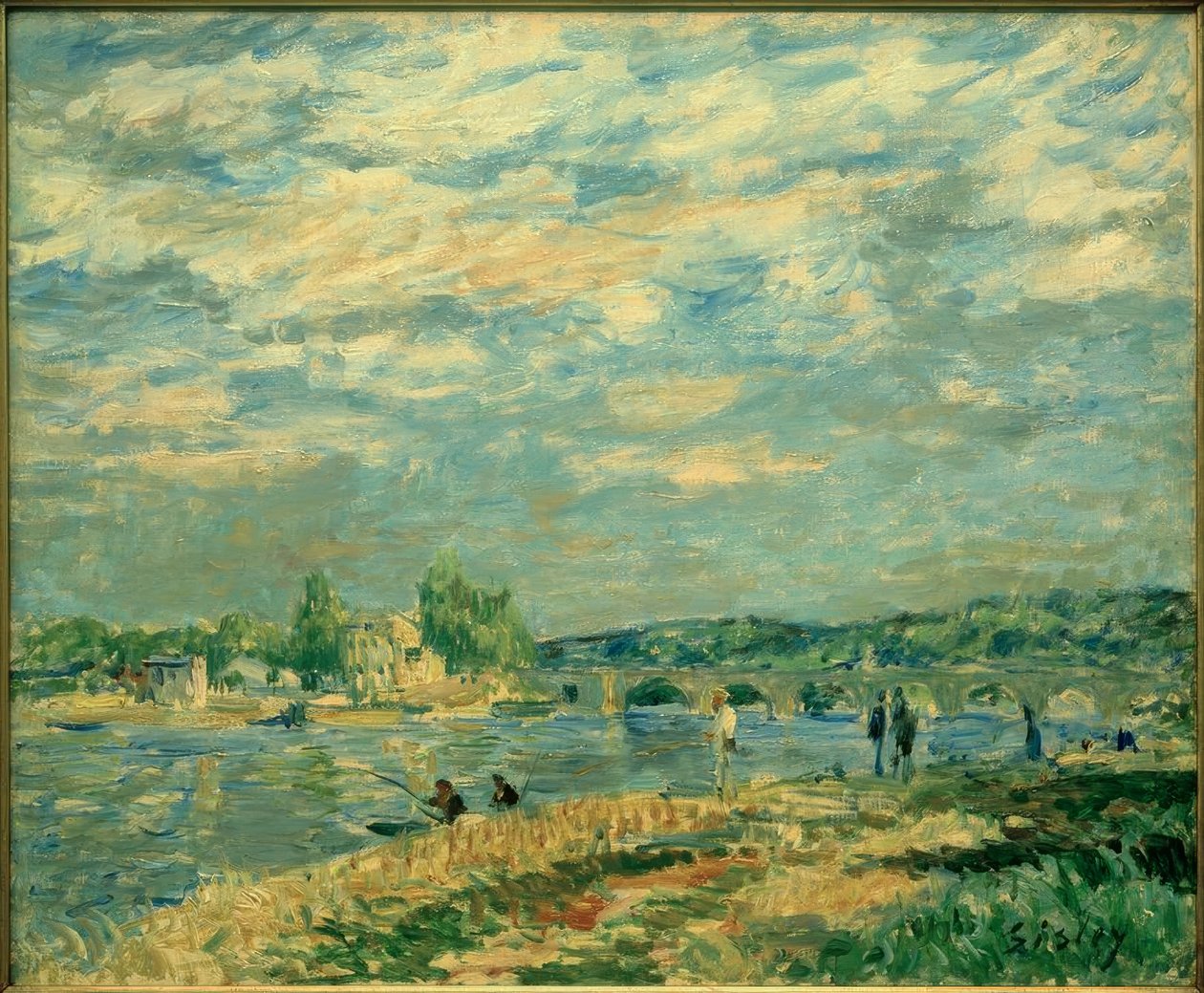 Pont de Sèvres tekijältä Alfred Sisley