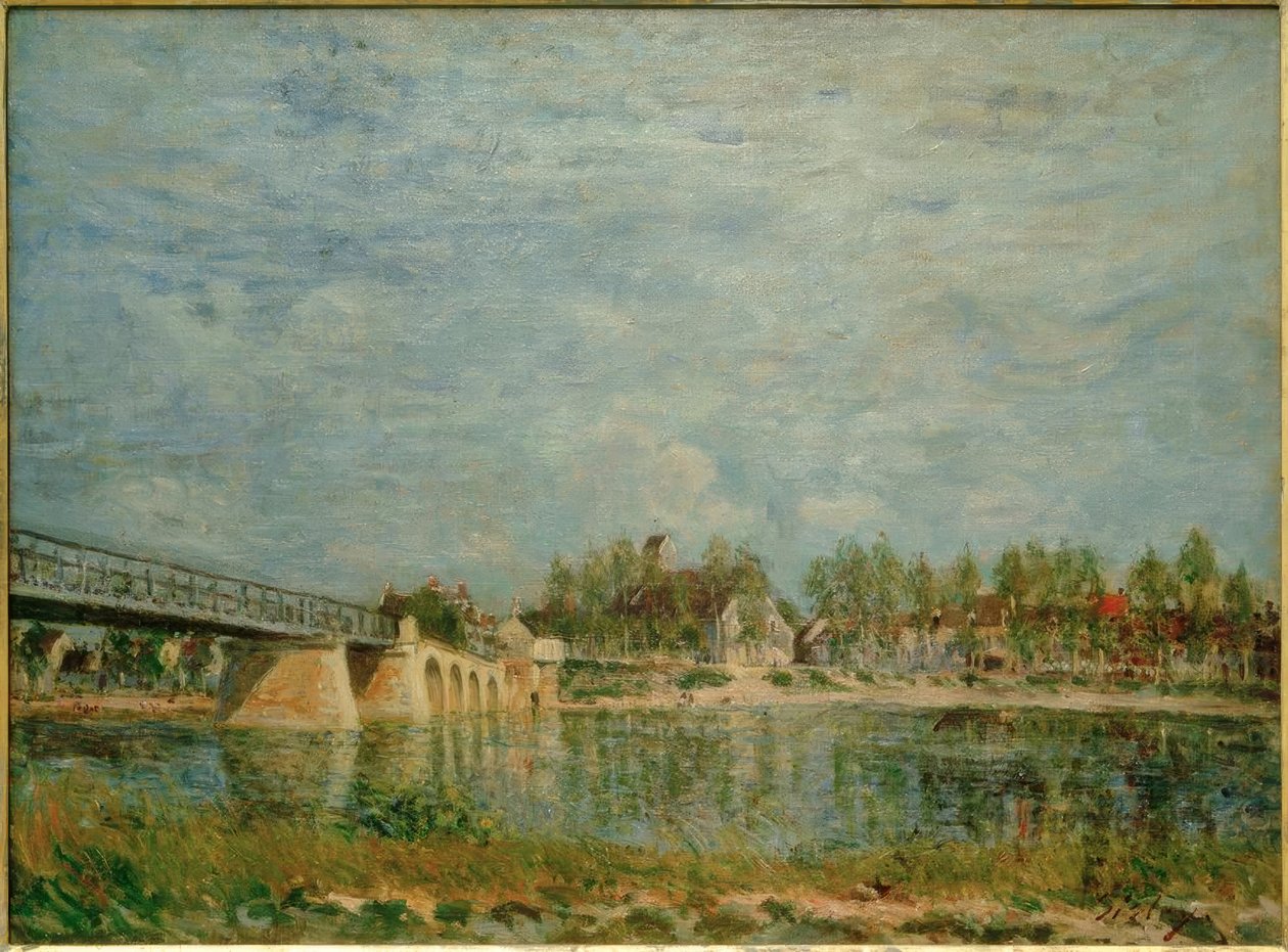 Saint-Mammèsin silta tekijältä Alfred Sisley