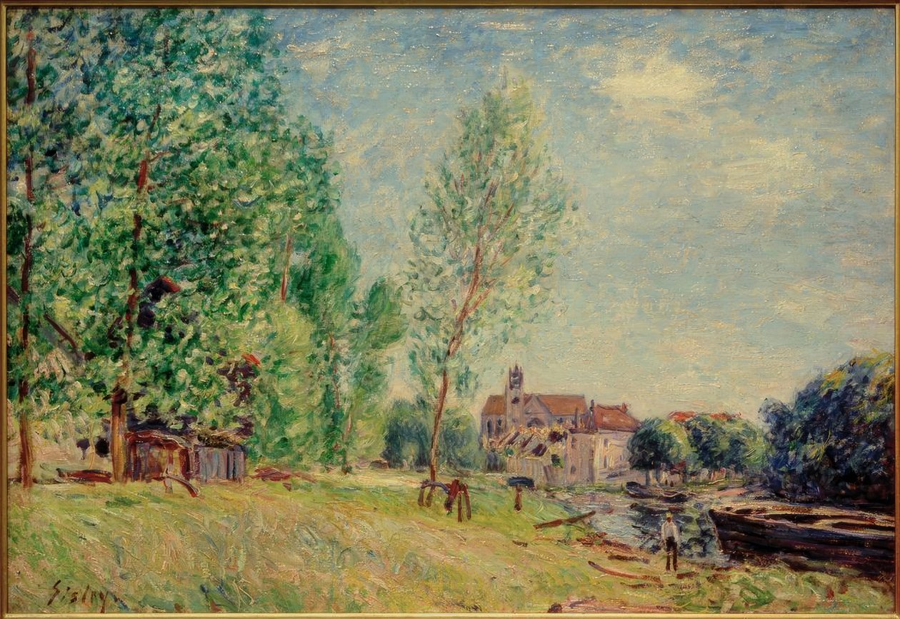 Moret - telakka Matratissa tekijältä Alfred Sisley