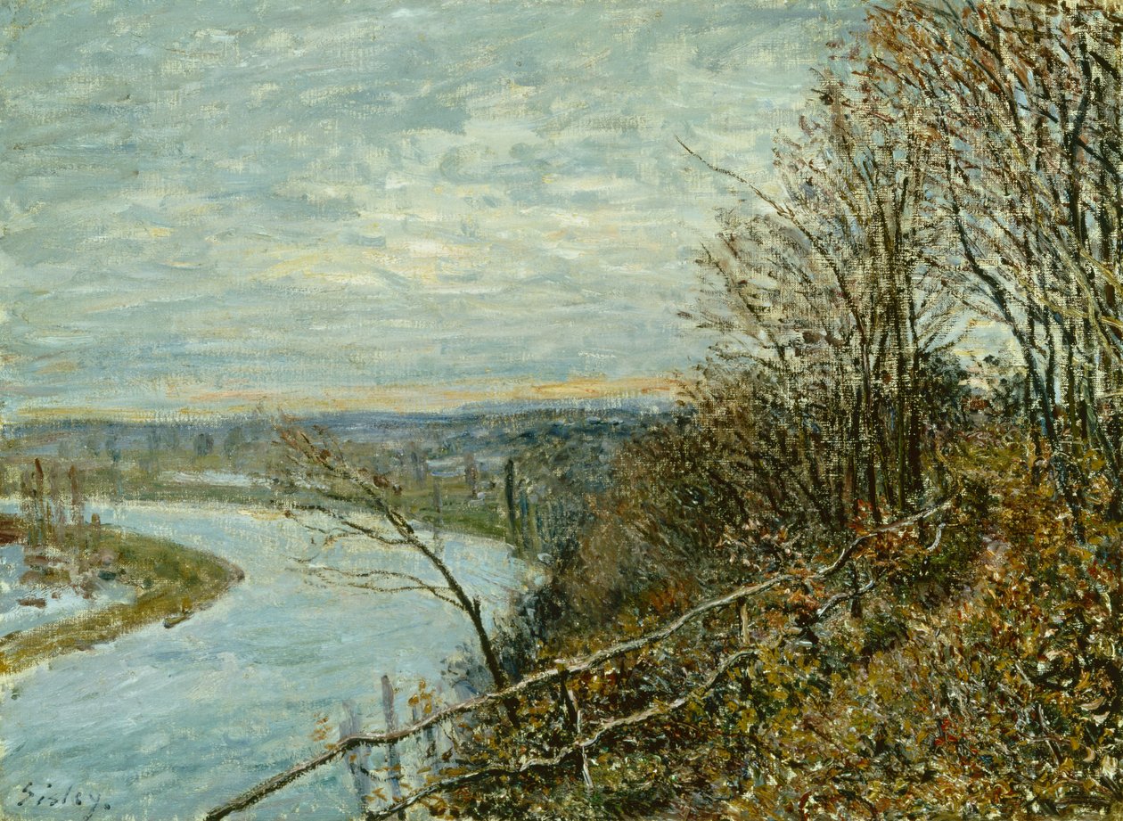 Marraskuun iltapäivä tekijältä Alfred Sisley
