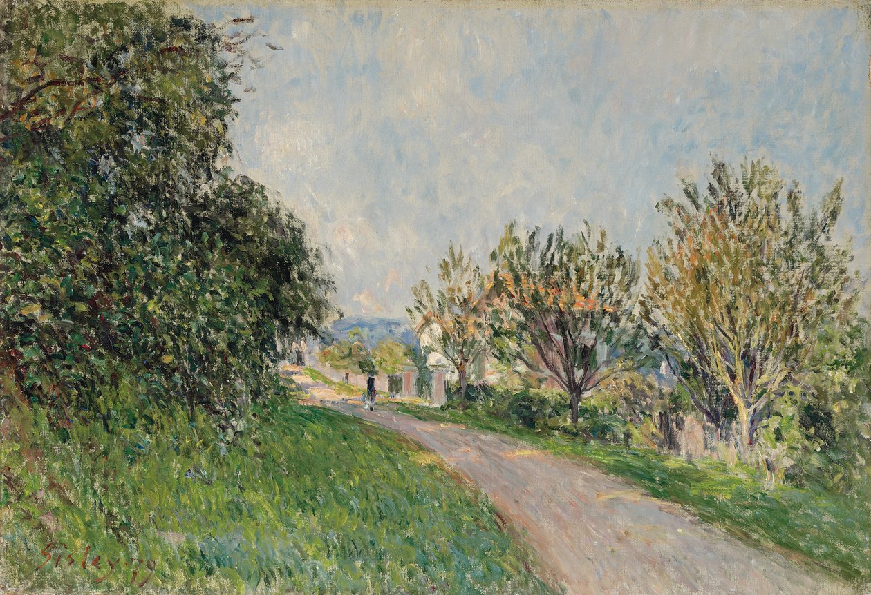 Polku Sevresin lähellä, 1879 tekijältä Alfred Sisley