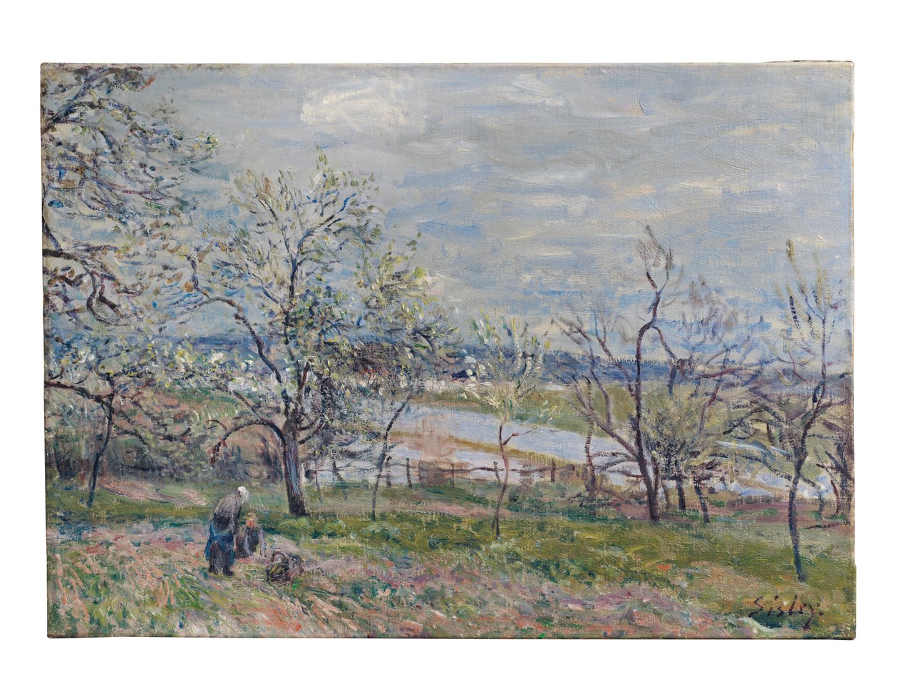 Kevät Veneux-Nadonissa, 1882 tekijältä Alfred Sisley