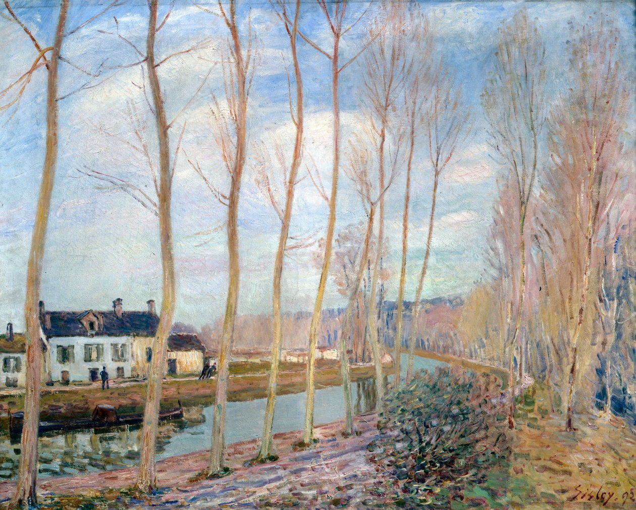 Loingin kanava, 1892 tekijältä Alfred Sisley
