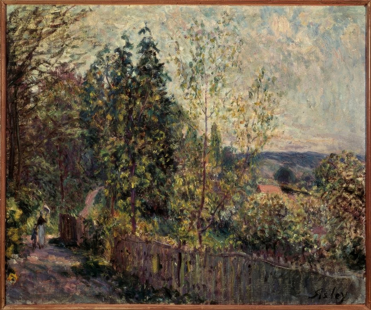 Waldweg tekijältä Alfred Sisley