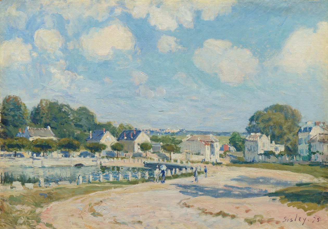 Kastelupaikka Marlyssa, 1875. tekijältä Alfred Sisley
